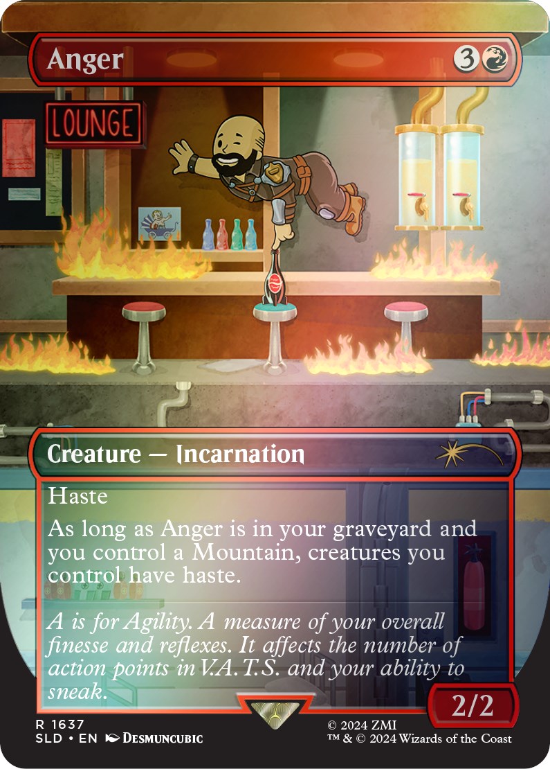 Anger (Rainbow Foil) [Secret Lair Drop Series] | Odin's Place