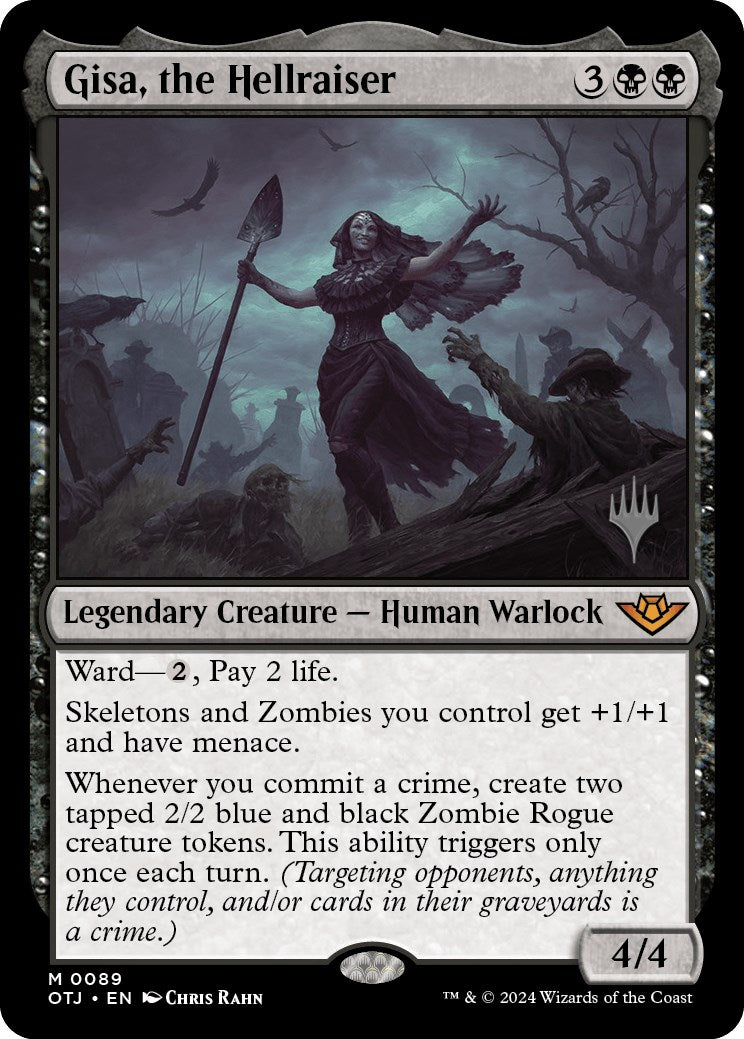Gisa, the Hellraiser (Promo Pack) [Outlaws of Thunder Junction Promos] | Odin's Place