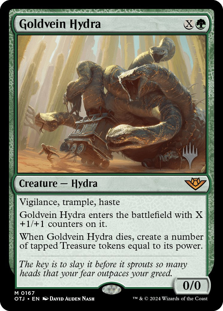 Goldvein Hydra (Promo Pack) [Outlaws of Thunder Junction Promos] | Odin's Place