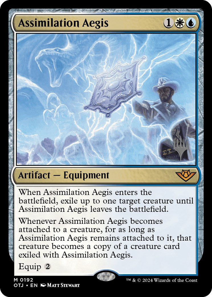 Assimilation Aegis (Promo Pack) [Outlaws of Thunder Junction Promos] | Odin's Place
