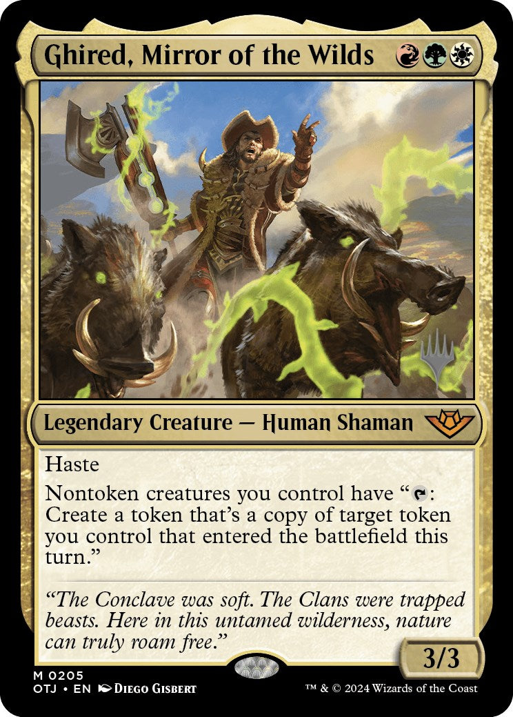 Ghired, Mirror of the Wilds (Promo Pack) [Outlaws of Thunder Junction Promos] | Odin's Place