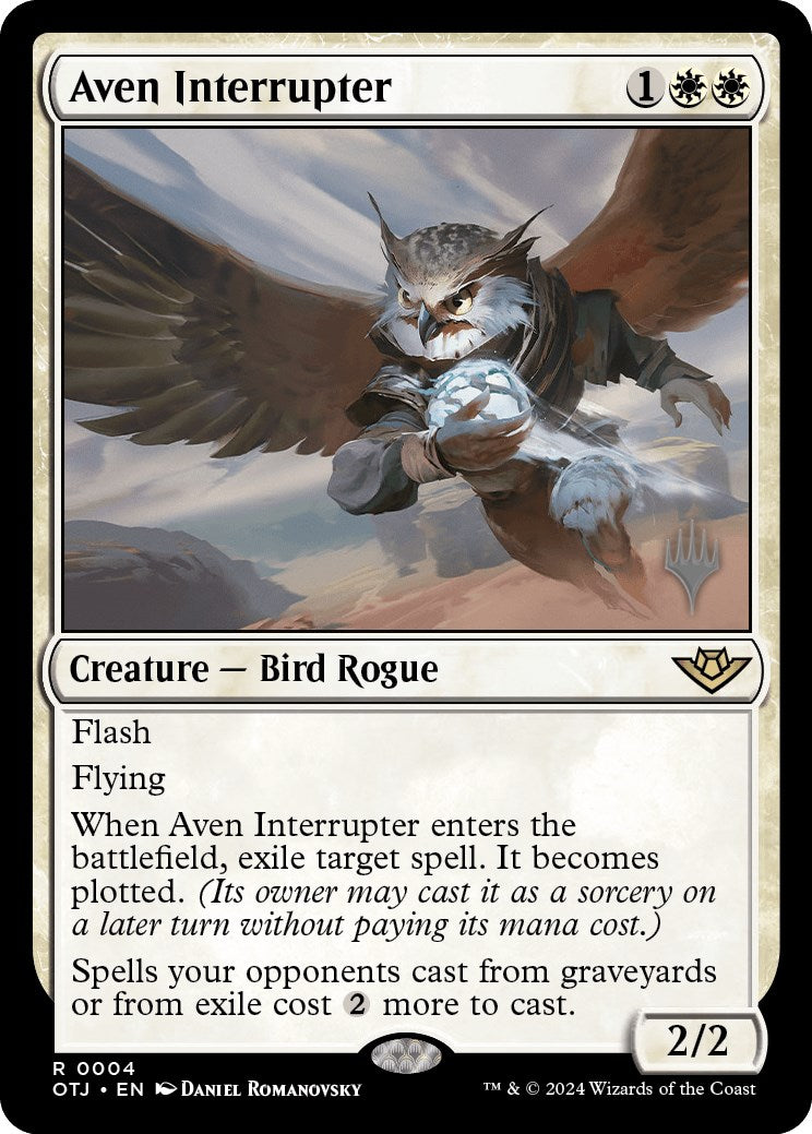 Aven Interrupter (Promo Pack) [Outlaws of Thunder Junction Promos] | Odin's Place