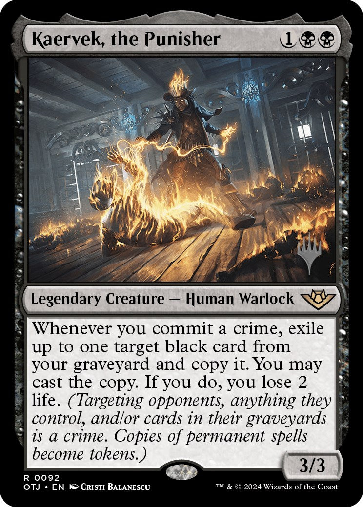 Kaervek, the Punisher (Promo Pack) [Outlaws of Thunder Junction Promos] | Odin's Place