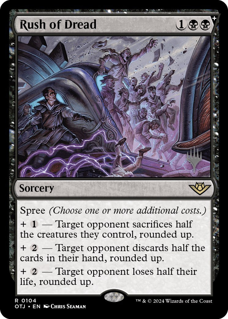 Rush of Dread (Promo Pack) [Outlaws of Thunder Junction Promos] | Odin's Place