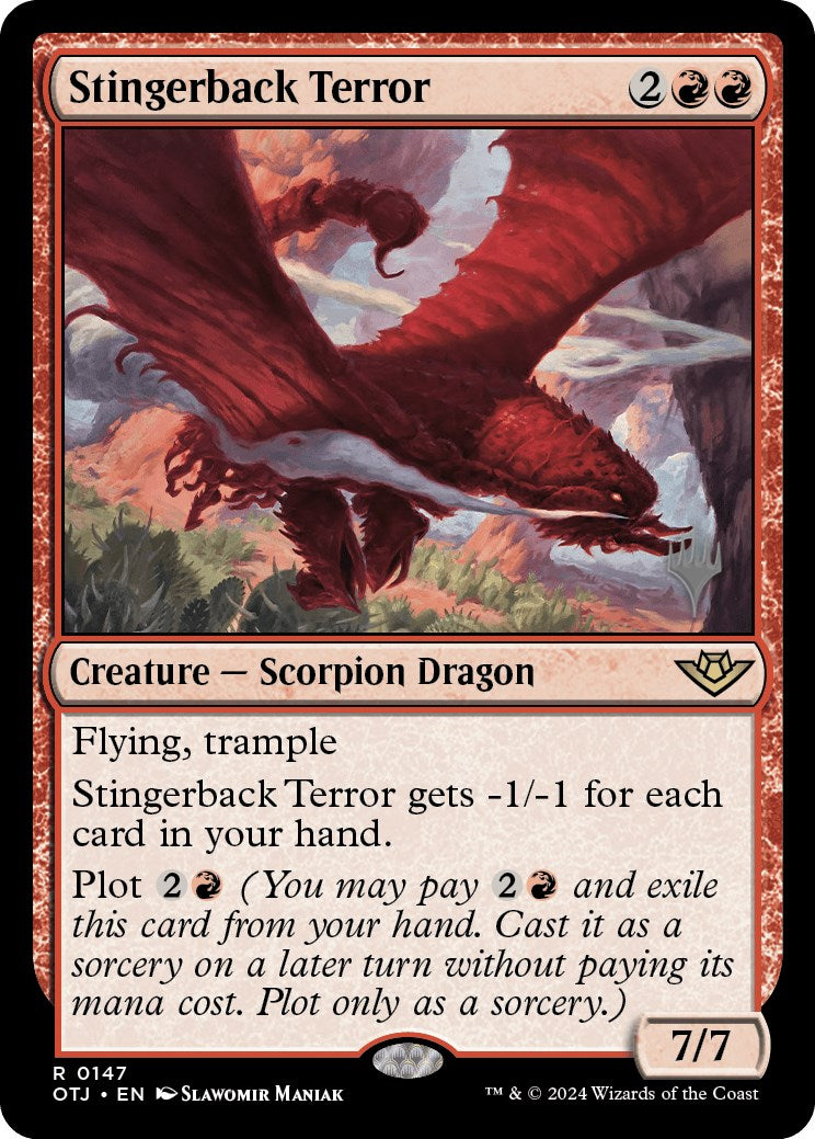 Stingerback Terror (Promo Pack) [Outlaws of Thunder Junction Promos] | Odin's Place