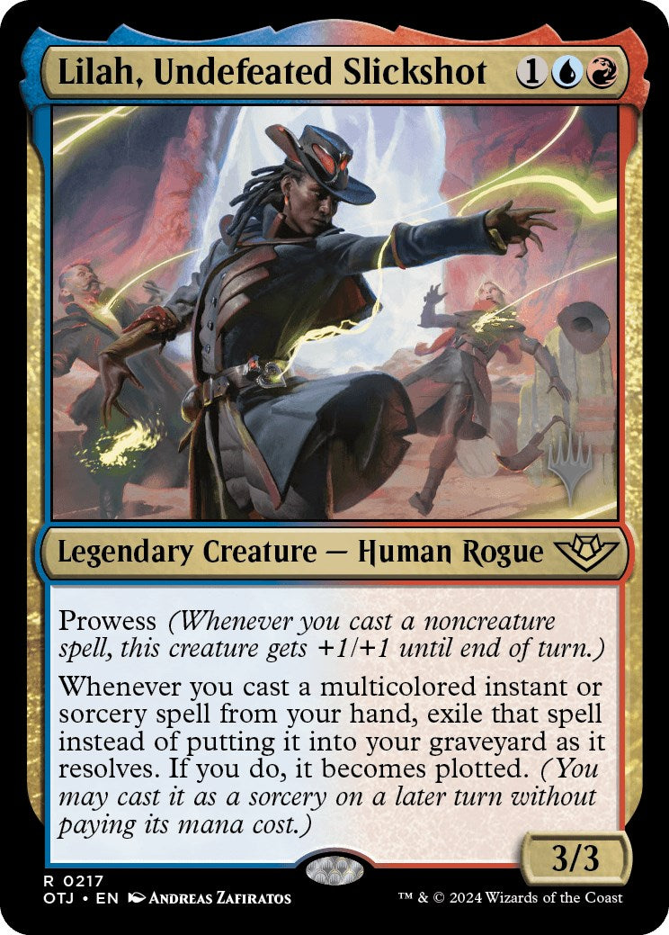 Lilah, Undefeated Slickshot (Promo Pack) [Outlaws of Thunder Junction Promos] | Odin's Place