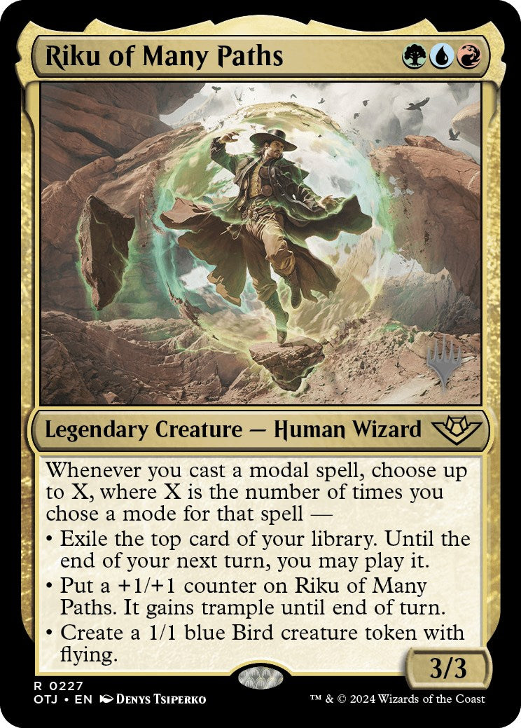 Riku of Many Paths (Promo Pack) [Outlaws of Thunder Junction Promos] | Odin's Place