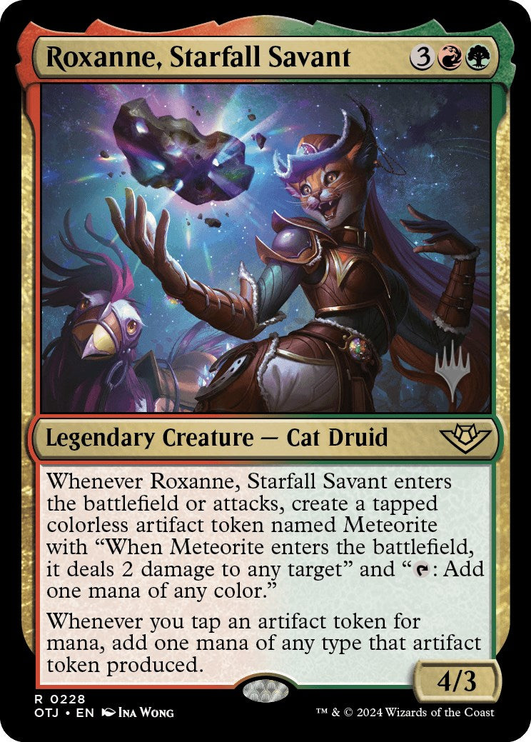Roxanne, Starfall Savant (Promo Pack) [Outlaws of Thunder Junction Promos] | Odin's Place