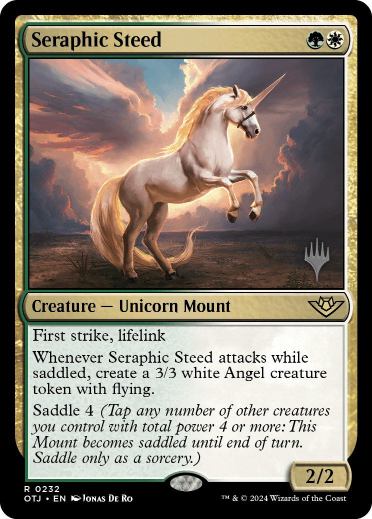 Seraphic Steed (Promo Pack) [Outlaws of Thunder Junction Promos] | Odin's Place