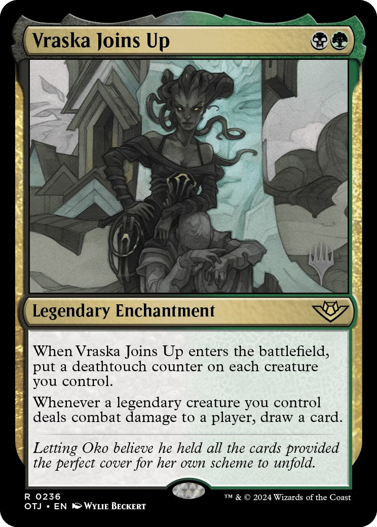 Vraska Joins Up (Promo Pack) [Outlaws of Thunder Junction Promos] | Odin's Place