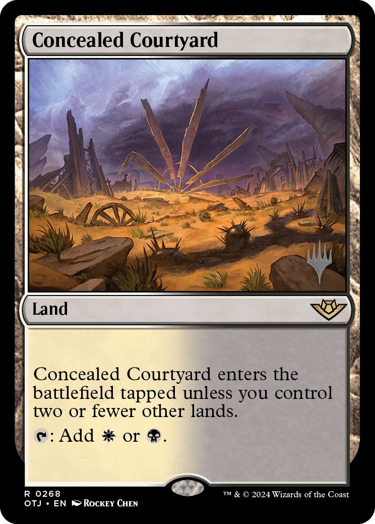 Concealed Courtyard (Promo Pack) [Outlaws of Thunder Junction Promos] | Odin's Place