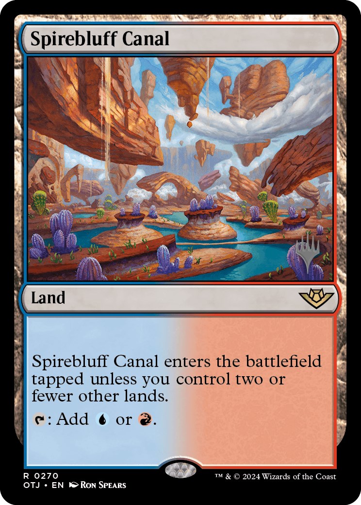 Spirebluff Canal (Promo Pack) [Outlaws of Thunder Junction Promos] | Odin's Place