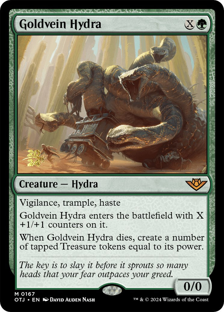 Goldvein Hydra [Outlaws of Thunder Junction Prerelease Promos] | Odin's Place