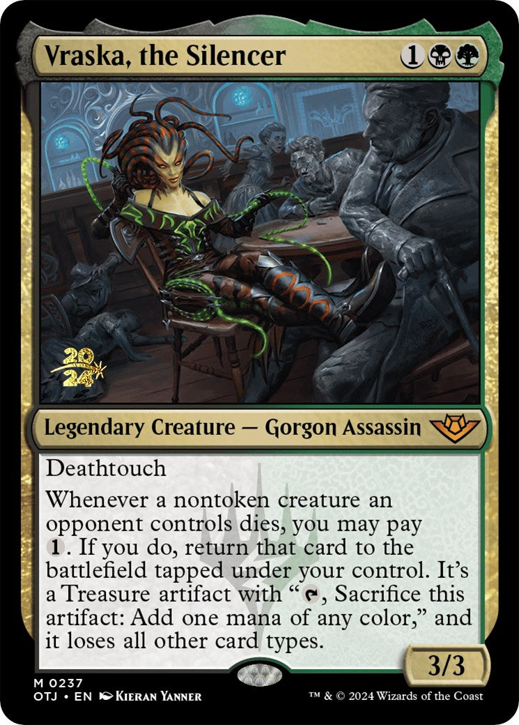 Vraska, the Silencer [Outlaws of Thunder Junction Prerelease Promos] | Odin's Place