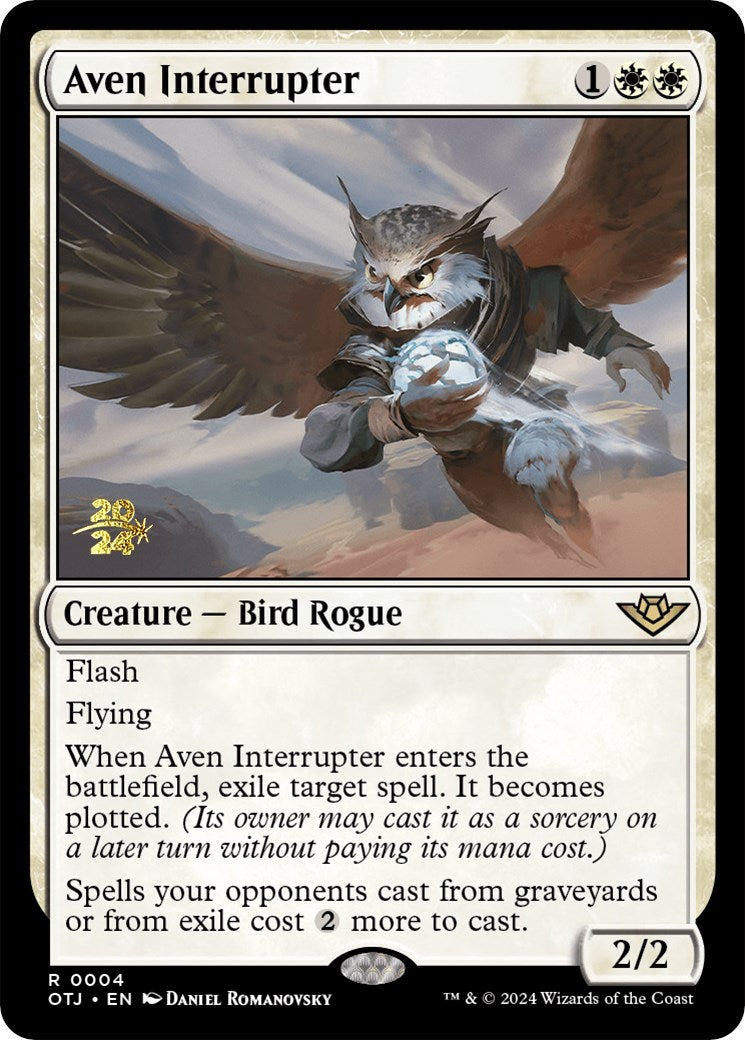 Aven Interrupter [Outlaws of Thunder Junction Prerelease Promos] | Odin's Place