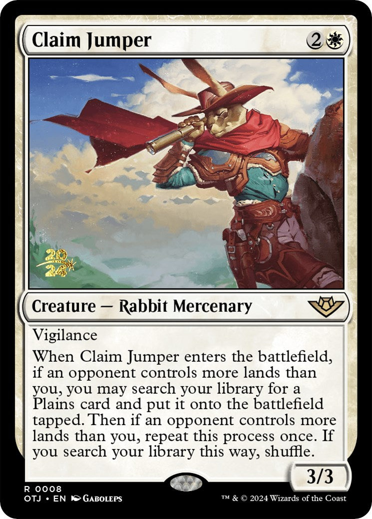 Claim Jumper [Outlaws of Thunder Junction Prerelease Promos] | Odin's Place