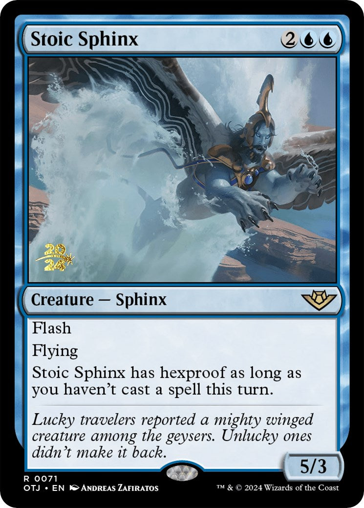 Stoic Sphinx [Outlaws of Thunder Junction Prerelease Promos] | Odin's Place