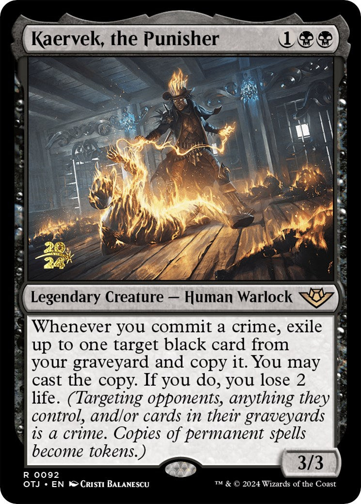 Kaervek, the Punisher [Outlaws of Thunder Junction Prerelease Promos] | Odin's Place