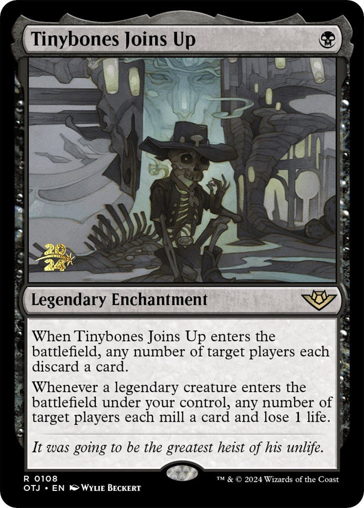 Tinybones Joins Up [Outlaws of Thunder Junction Prerelease Promos] | Odin's Place