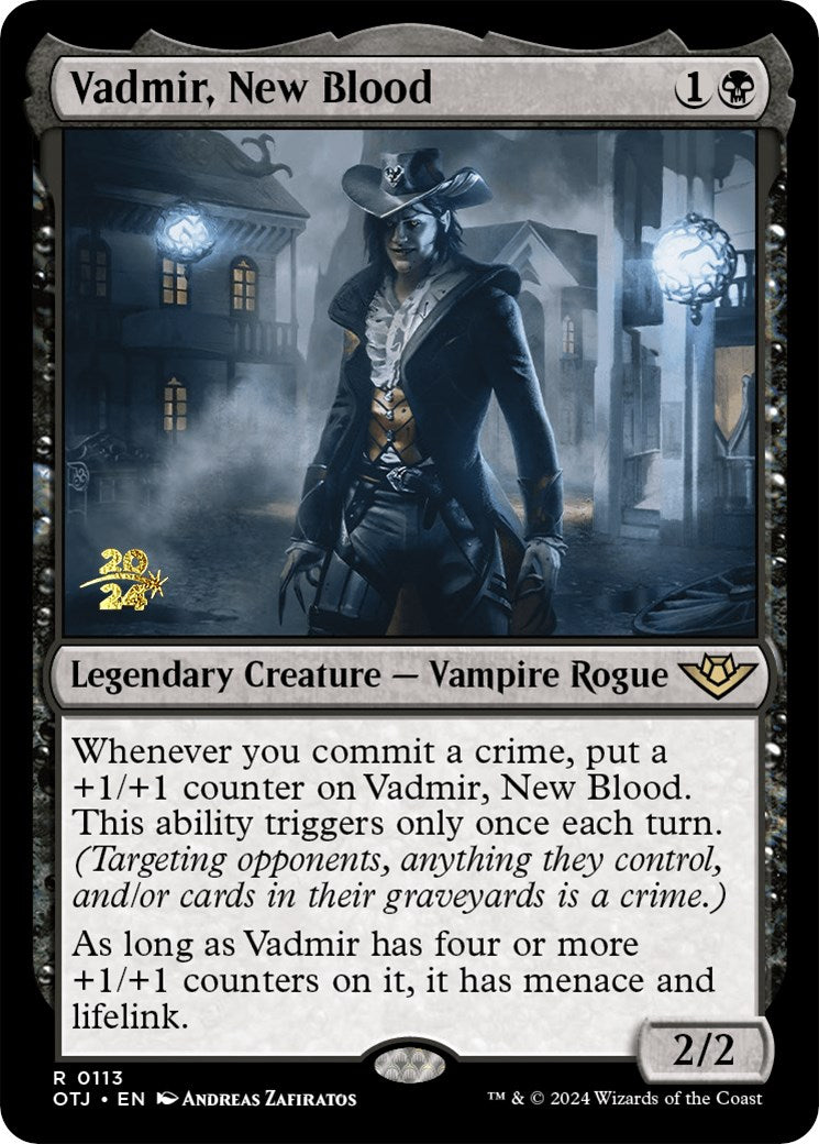 Vadmir, New Blood [Outlaws of Thunder Junction Prerelease Promos] | Odin's Place