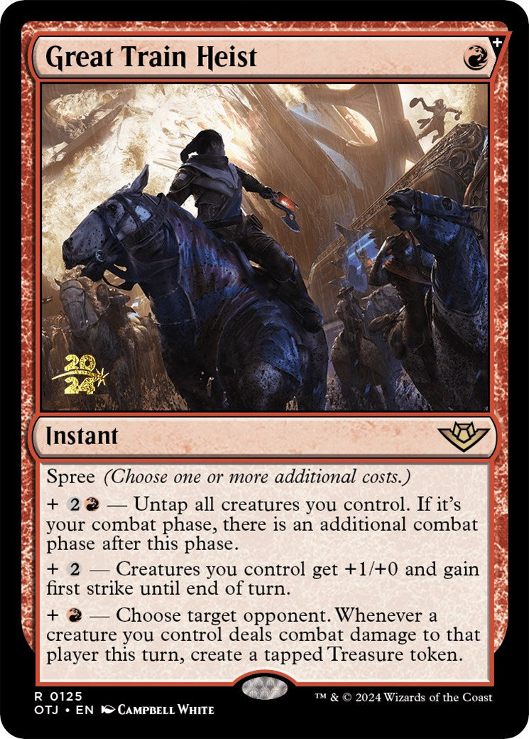 Great Train Heist [Outlaws of Thunder Junction Prerelease Promos] | Odin's Place