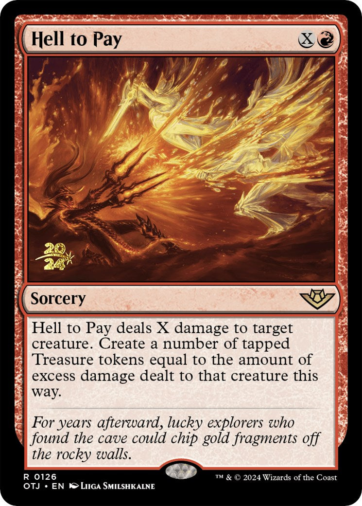 Hell to Pay [Outlaws of Thunder Junction Prerelease Promos] | Odin's Place