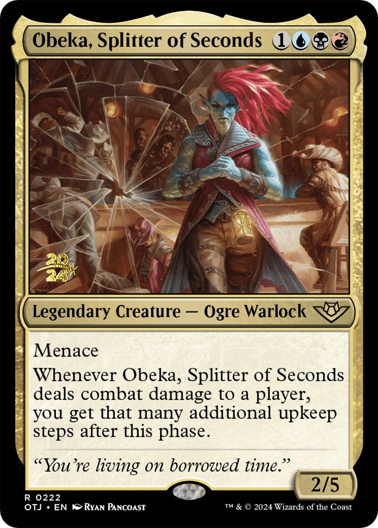 Obeka, Splitter of Seconds [Outlaws of Thunder Junction Prerelease Promos] | Odin's Place