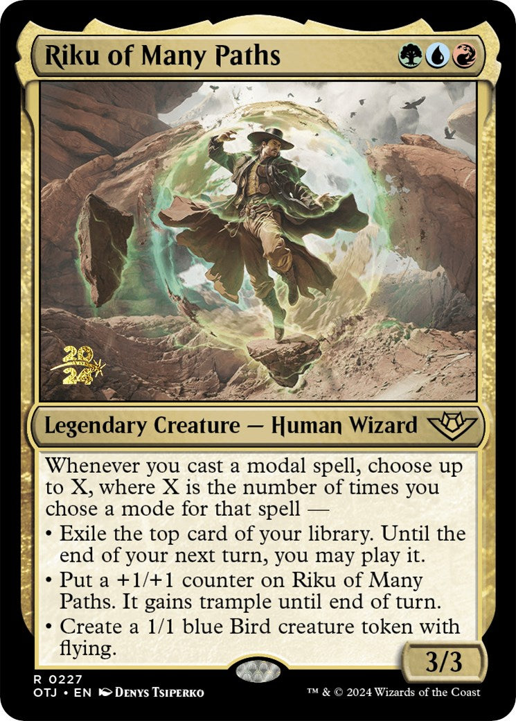Riku of Many Paths [Outlaws of Thunder Junction Prerelease Promos] | Odin's Place