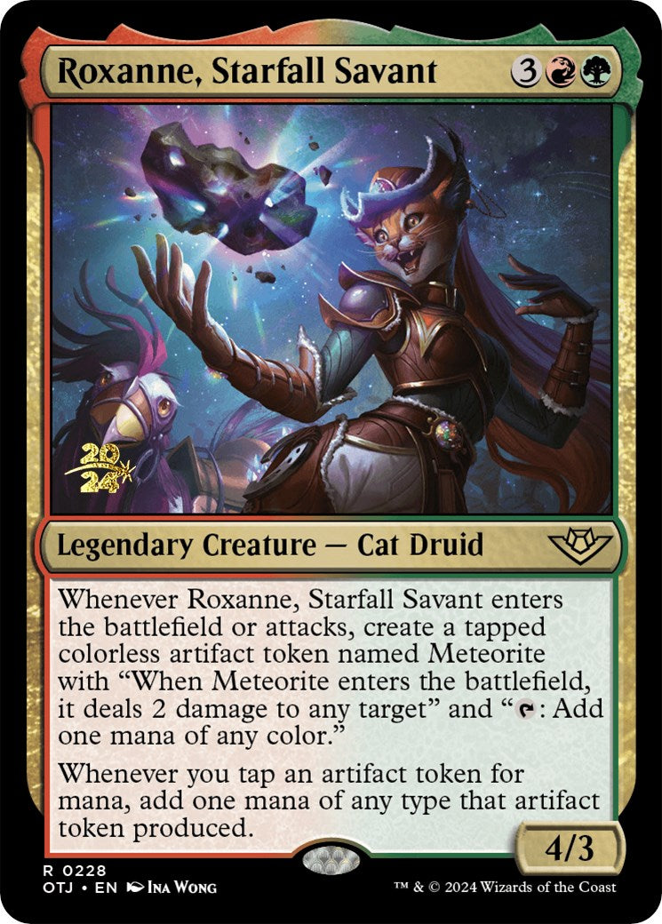 Roxanne, Starfall Savant [Outlaws of Thunder Junction Prerelease Promos] | Odin's Place