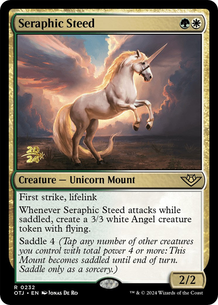 Seraphic Steed [Outlaws of Thunder Junction Prerelease Promos] | Odin's Place