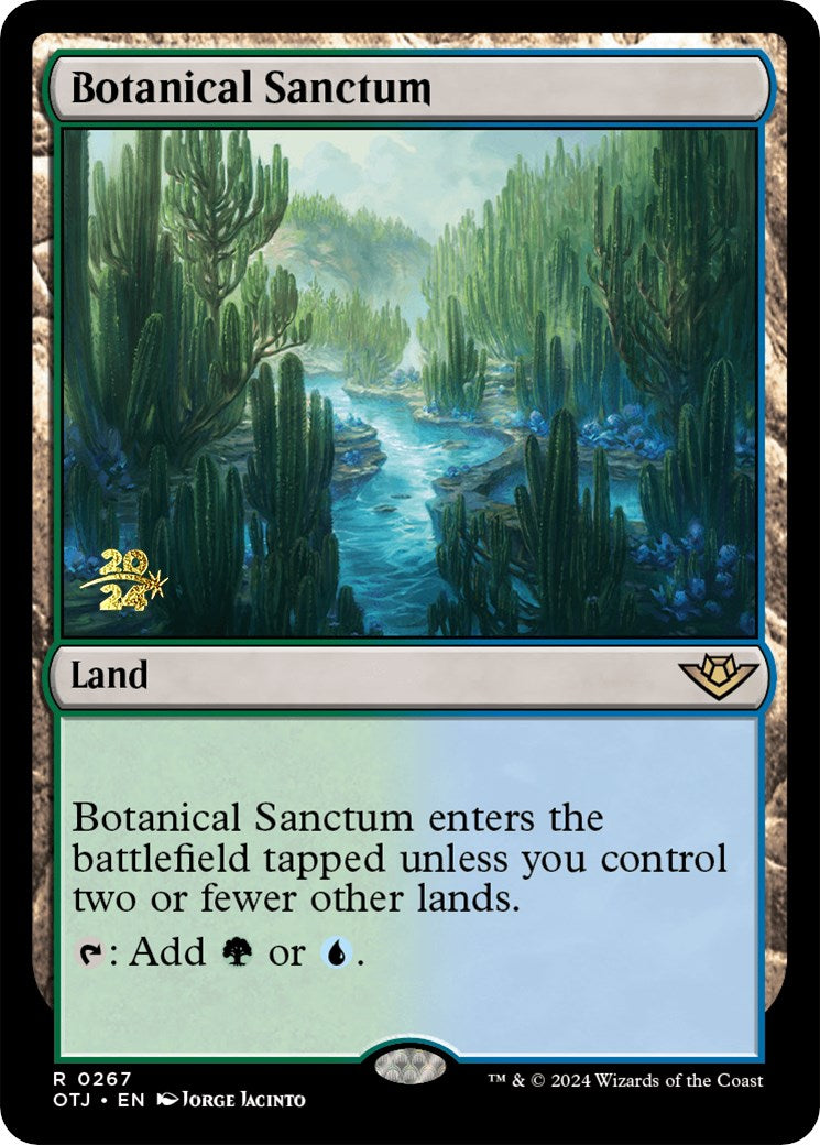 Botanical Sanctum (OTJ) [Outlaws of Thunder Junction Prerelease Promos] | Odin's Place