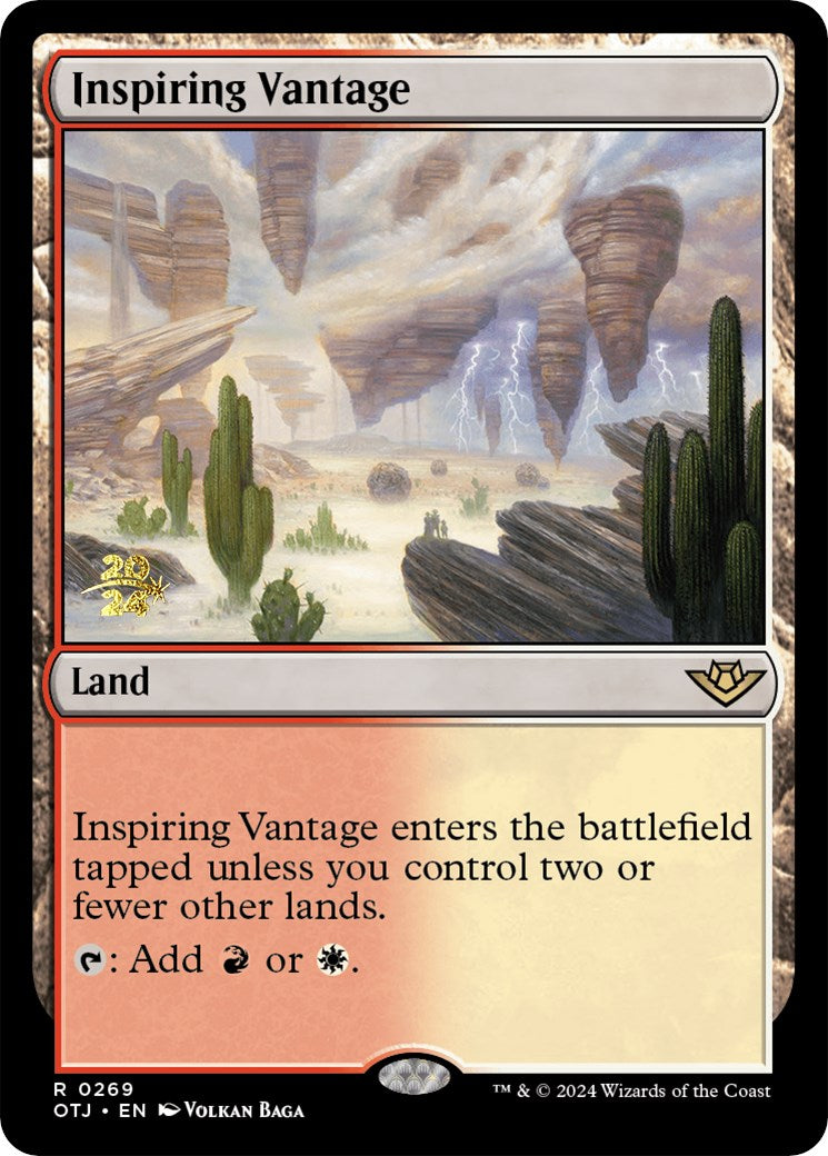 Inspiring Vantage (OTJ) [Outlaws of Thunder Junction Prerelease Promos] | Odin's Place