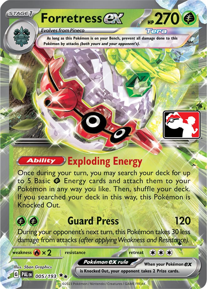 Forretress ex (005/193) [Prize Pack Series Four] | Odin's Place