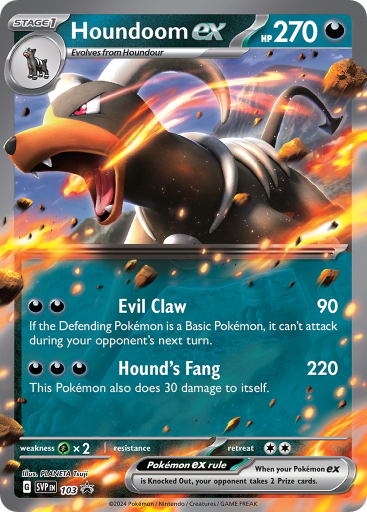 Houndoom ex (103) [Scarlet & Violet: Black Star Promos] | Odin's Place