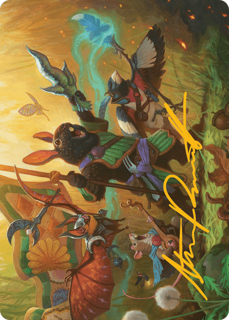 Valley Questcaller Art Card (Gold-Stamped Signature) [Bloomburrow Art Series] | Odin's Place