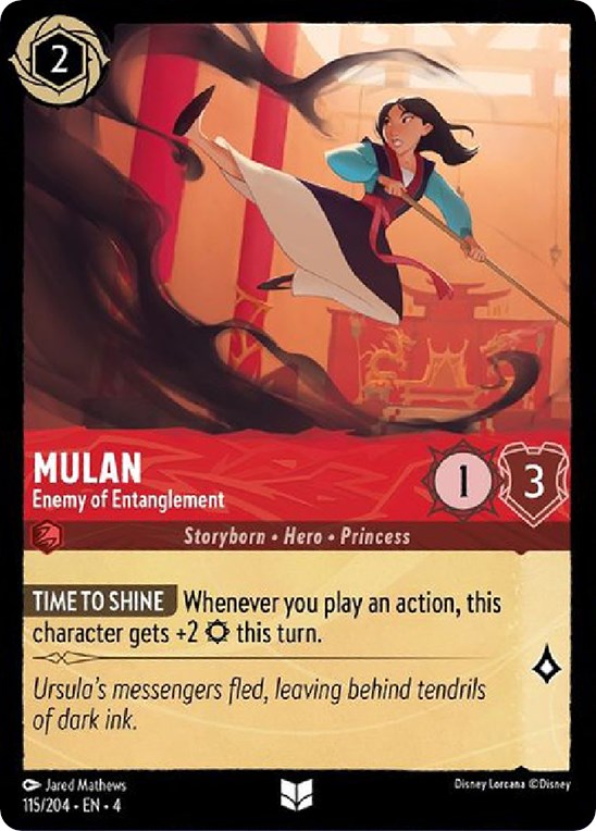 Mulan - Enemy of Entanglement (115/204) [Ursula's Return] | Odin's Place