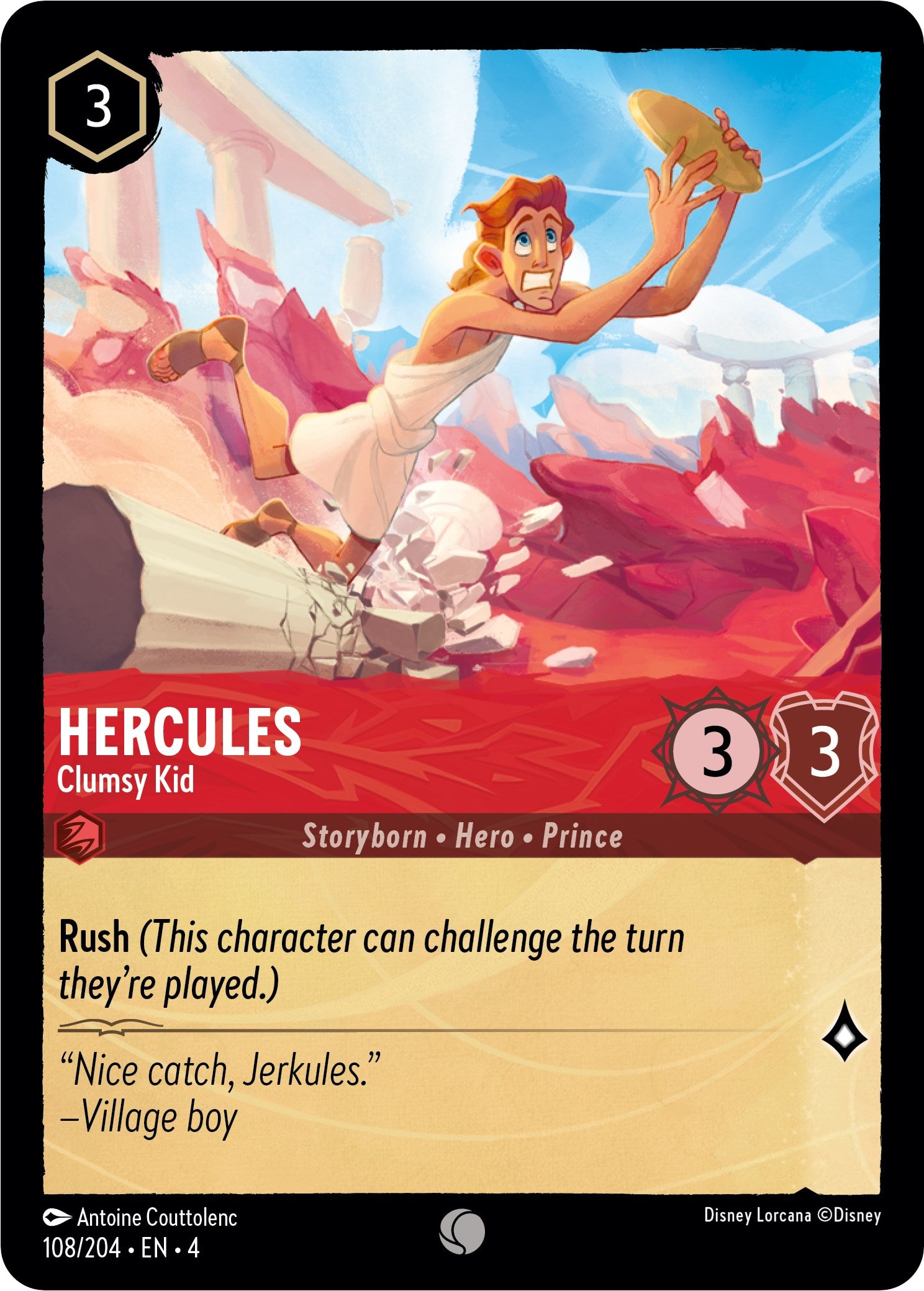 Hercules - Clumsy Kid (108/204) [Ursula's Return] | Odin's Place