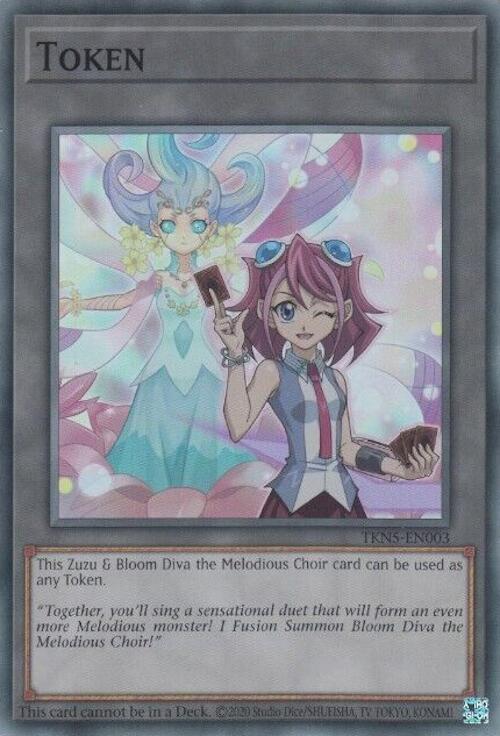 Token: Zuzu and Bloom Diva the Melodious Choir [TKN5-EN003] Super Rare | Odin's Place