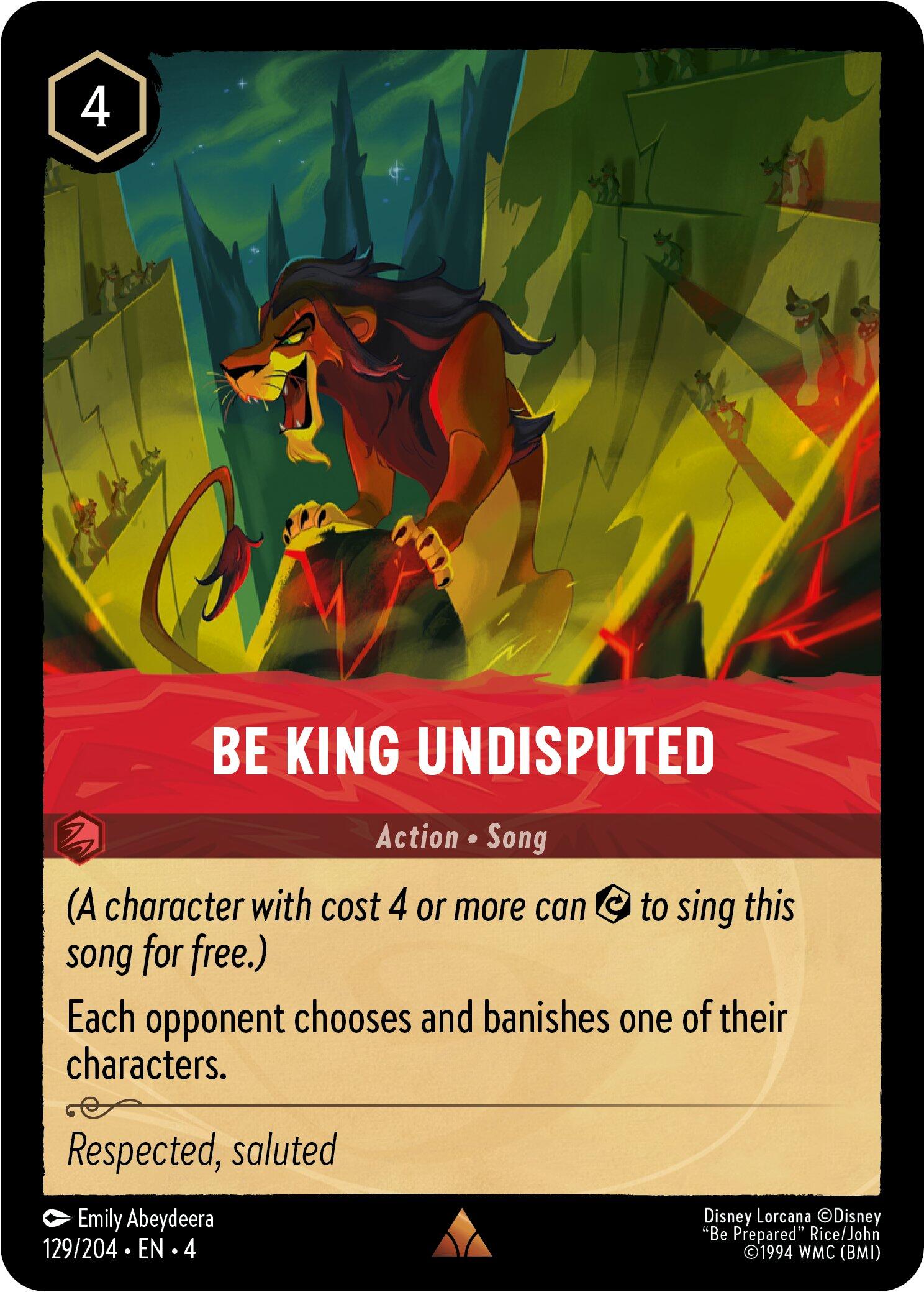 Be King Undisputed (129/204) [Ursula's Return] | Odin's Place