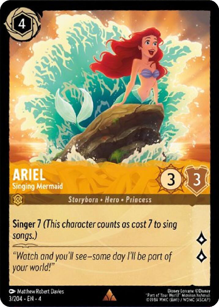Ariel - Singing Mermaid (3/204) [Ursula's Return] | Odin's Place