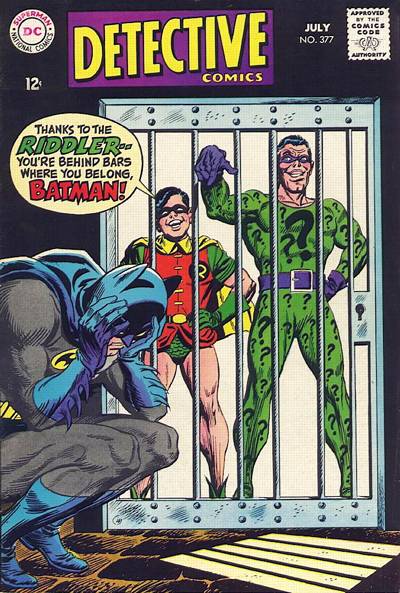 DETECTIVE COMICS #377 - Riddler's Prison-Puzzle Problem! (DC 1937 1st series) | Odin's Place