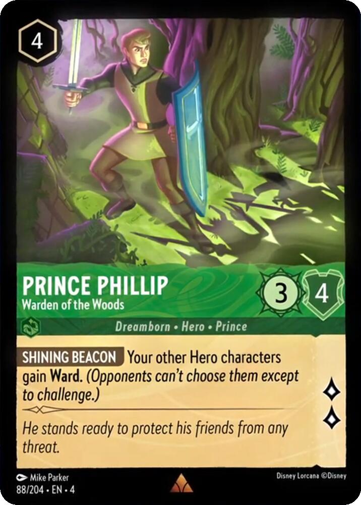 Prince Phillip - Warden of the Woods (88/204) [Ursula's Return] | Odin's Place