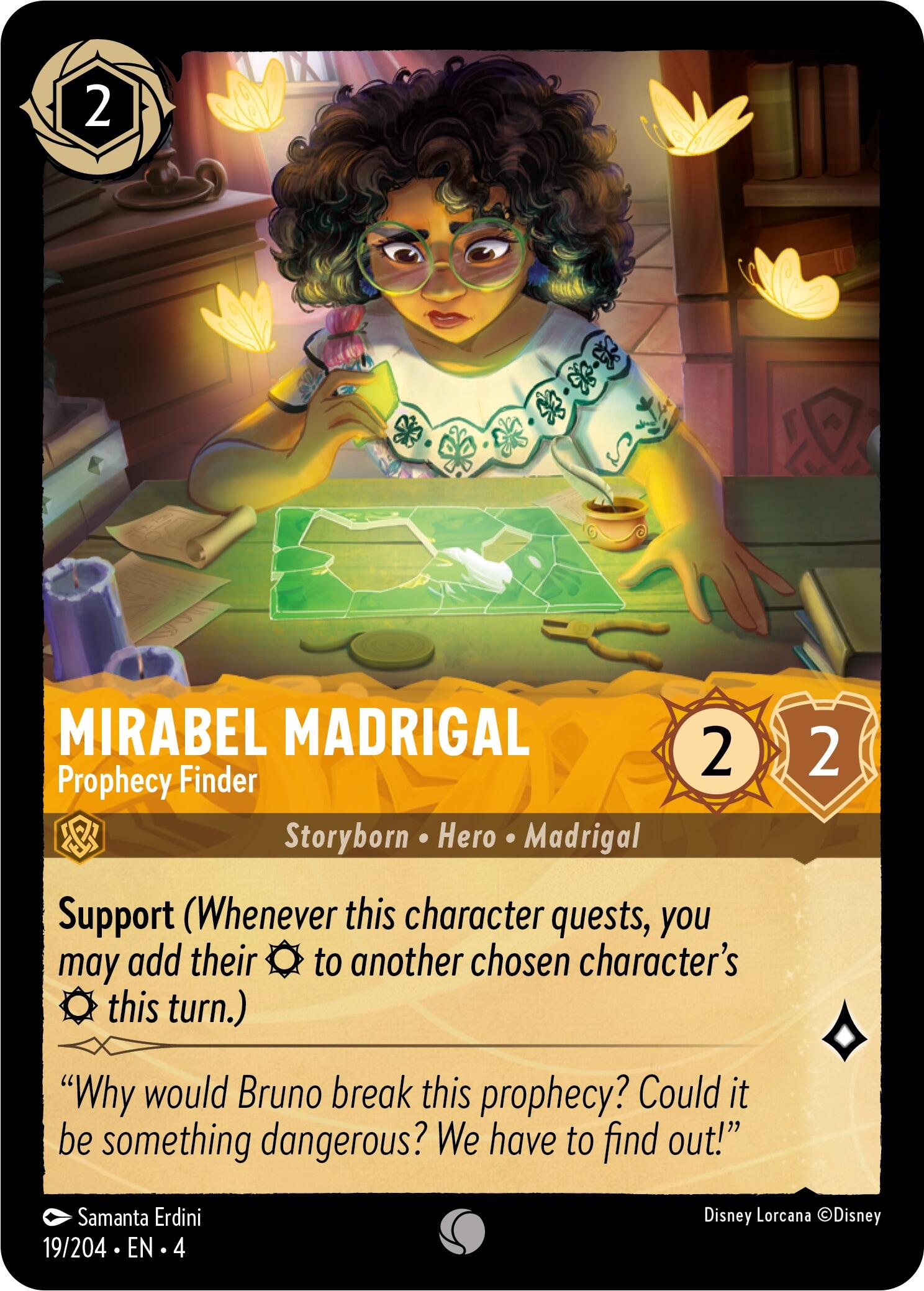 Mirabel Madrigal - Prophecy Finder (19/204) [Ursula's Return] | Odin's Place