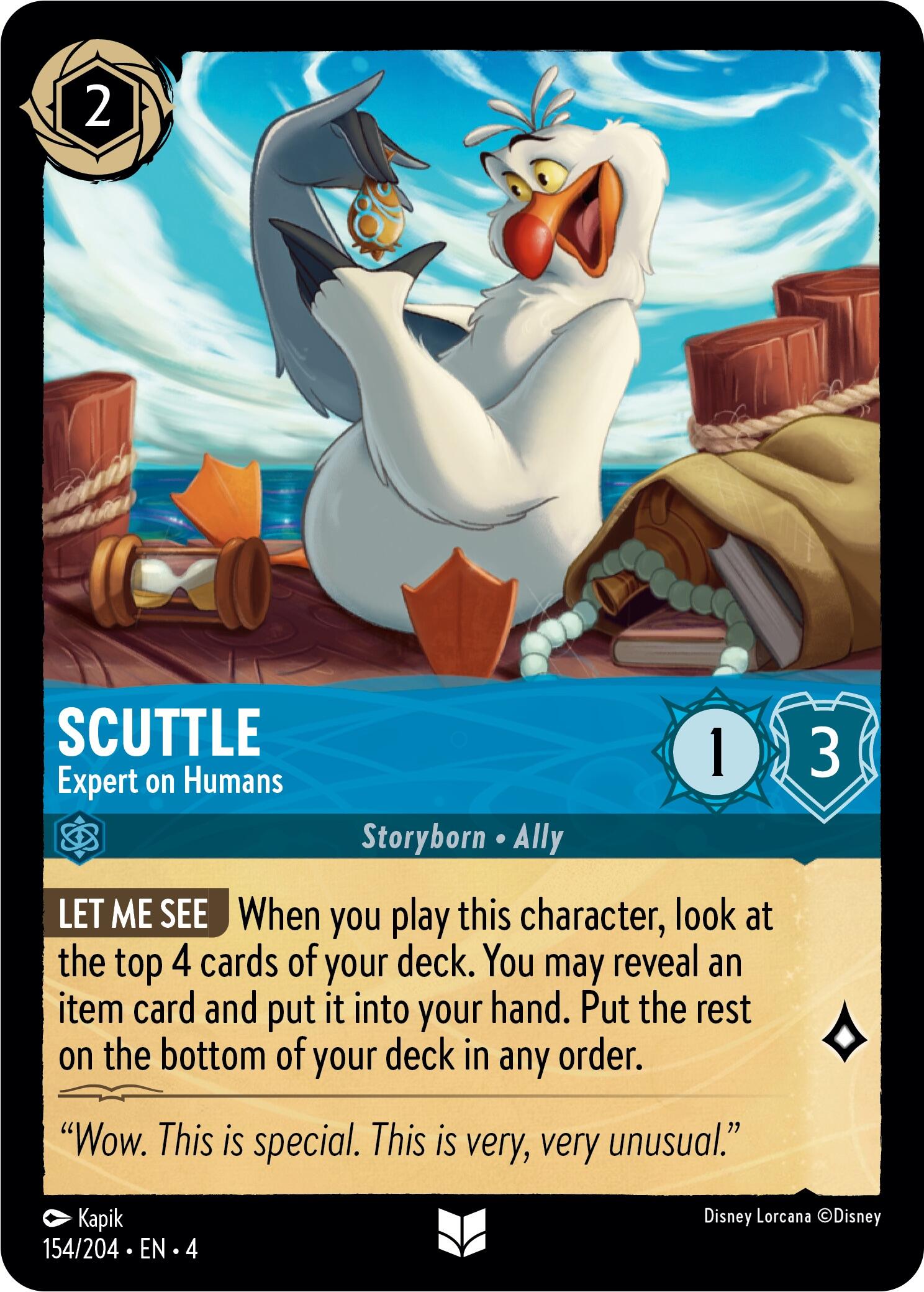 Scuttle - Expert on Humans (154/204) [Ursula's Return] | Odin's Place