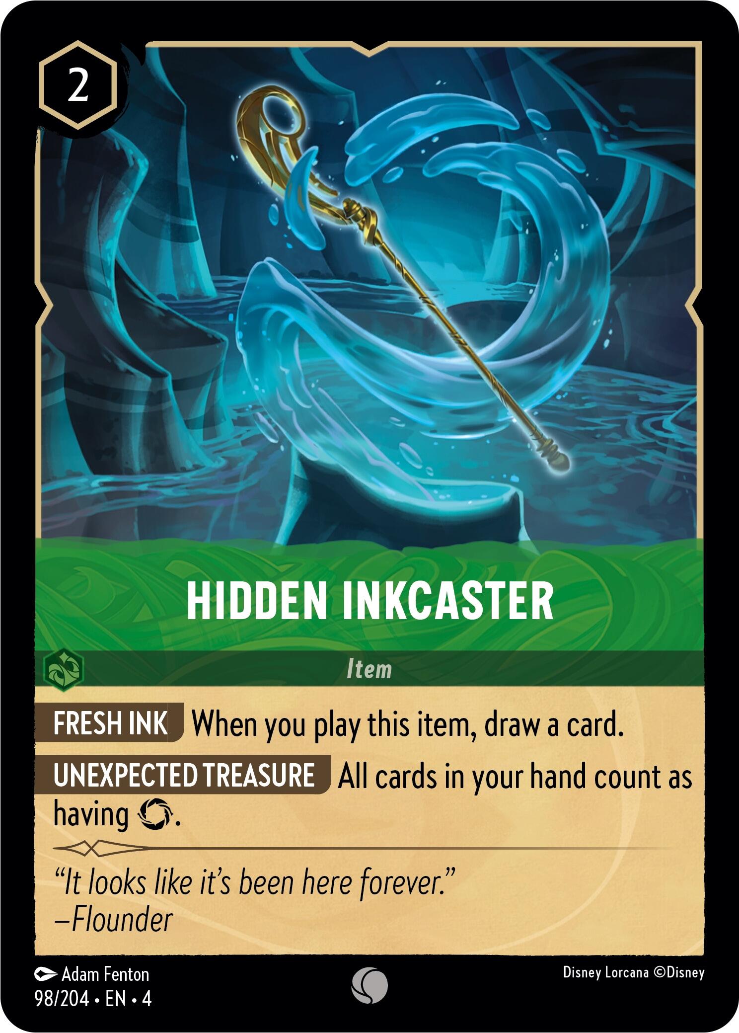 Hidden Inkcaster (98/204) [Ursula's Return] | Odin's Place