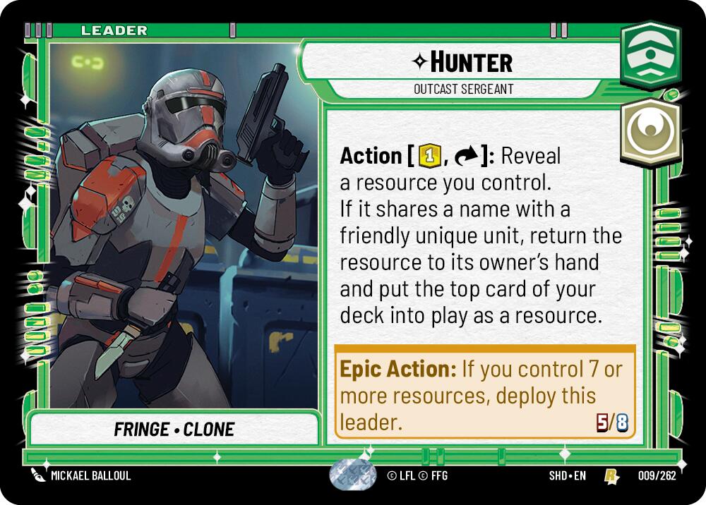 Hunter - Outcast Sergeant (009/262) (009/262) [Shadows of the Galaxy] | Odin's Place