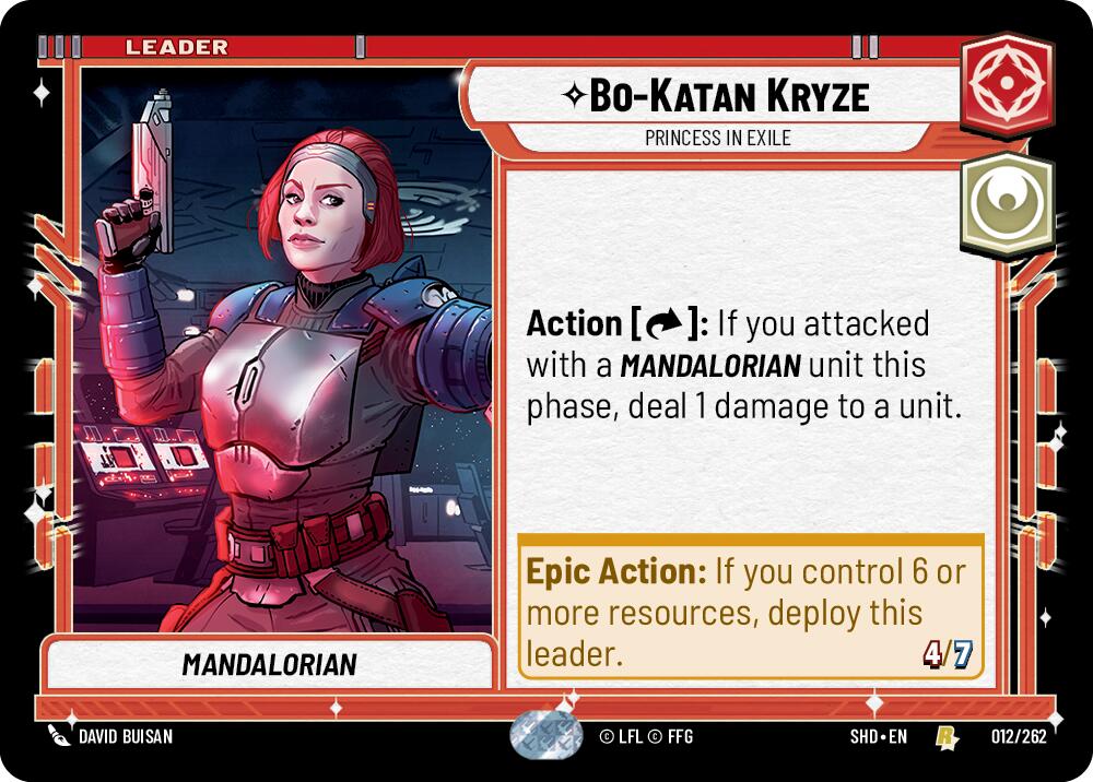 Bo-Katan Kryze - Princess in Exile (012/262) (012/262) [Shadows of the Galaxy] | Odin's Place