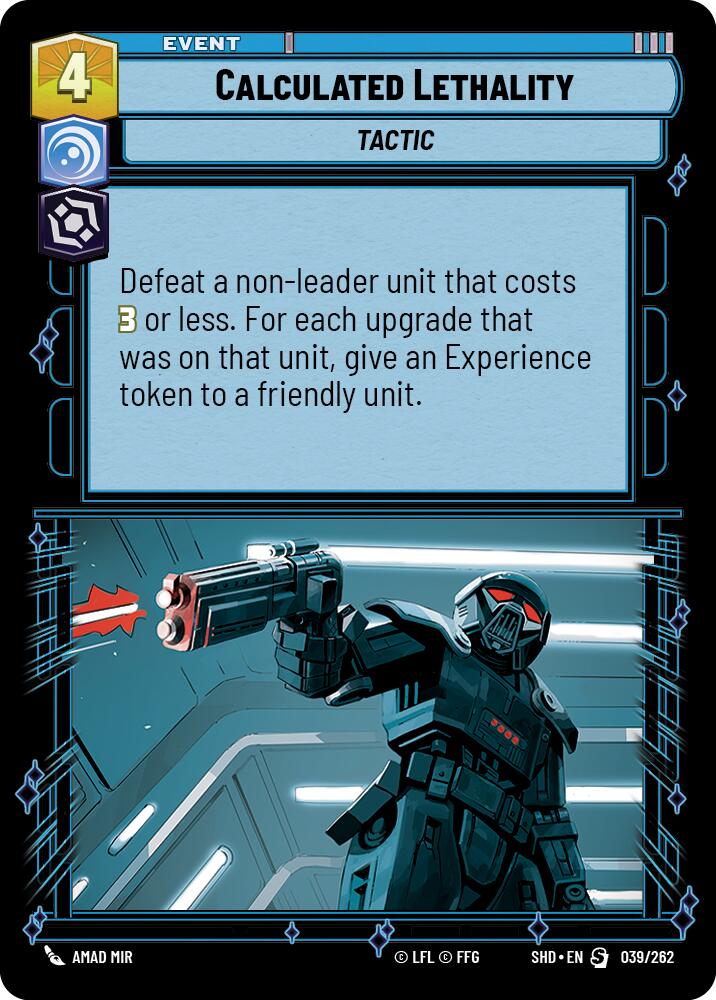 Calculated Lethality (039/262) (039/262) [Shadows of the Galaxy] | Odin's Place