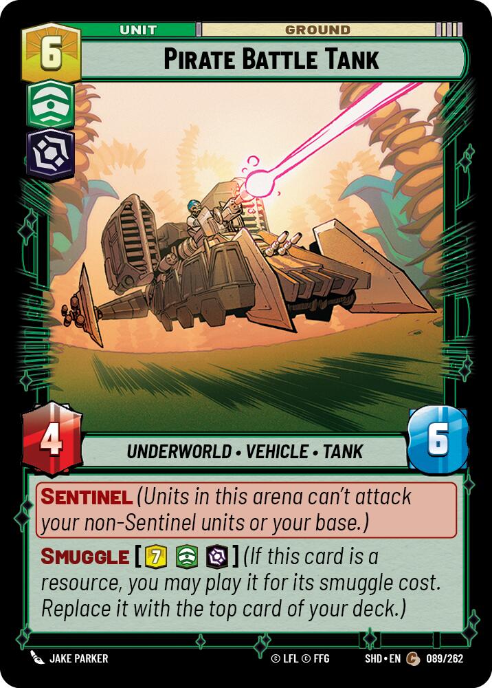Pirate Battle Tank (089/262) (089/262) [Shadows of the Galaxy] | Odin's Place