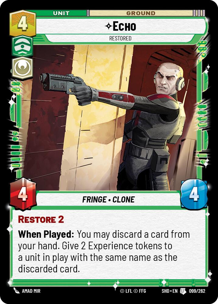 Echo - Restored (099/262) (099/262) [Shadows of the Galaxy] | Odin's Place
